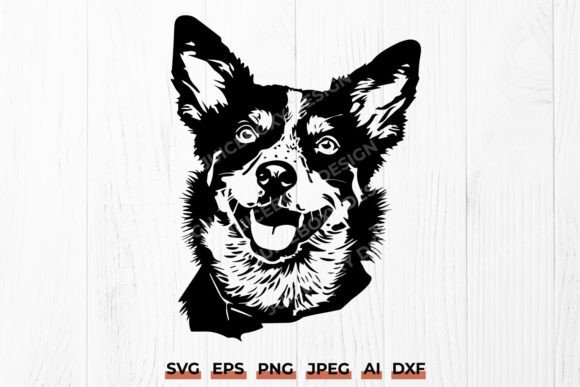 Australian Cattle Dog SVG - Blue Heeler
