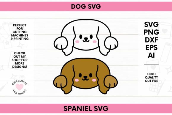 Dog SVG Spaniel SVG