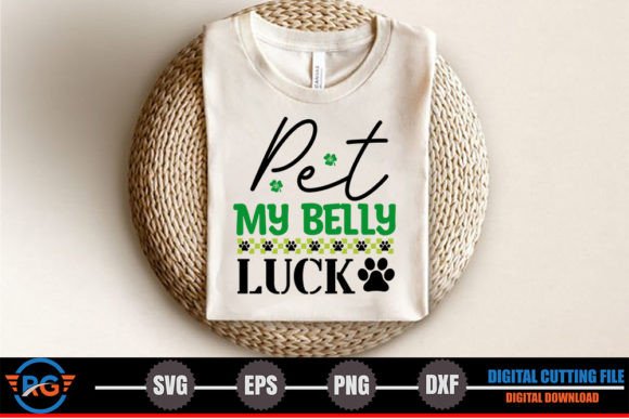 Pet My Belly Luck – SVG