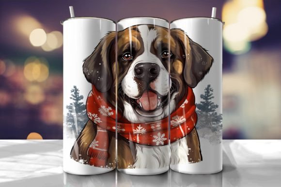 Saint Bernard Dog Tumbler Wrap Review for Embroidery Projects