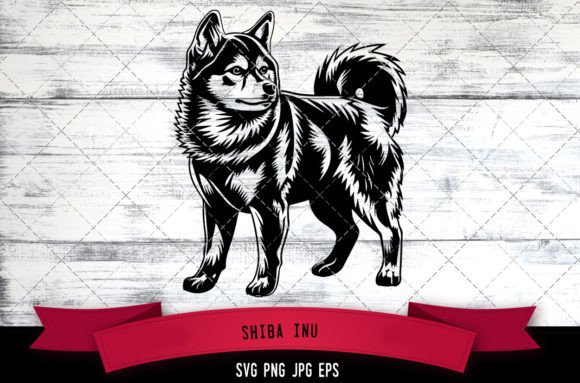 Shiba Inu SVG, Dog SVG, Logo
