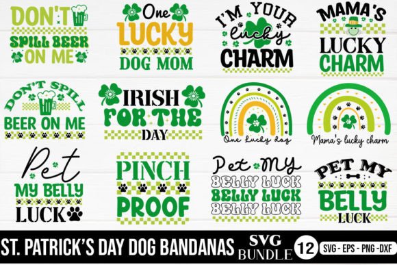 St. Patrick's Day Dog Bandanas Bundle Review