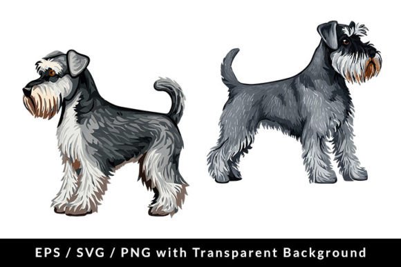 Terrier Dog Clip Art SVG EPS PNG